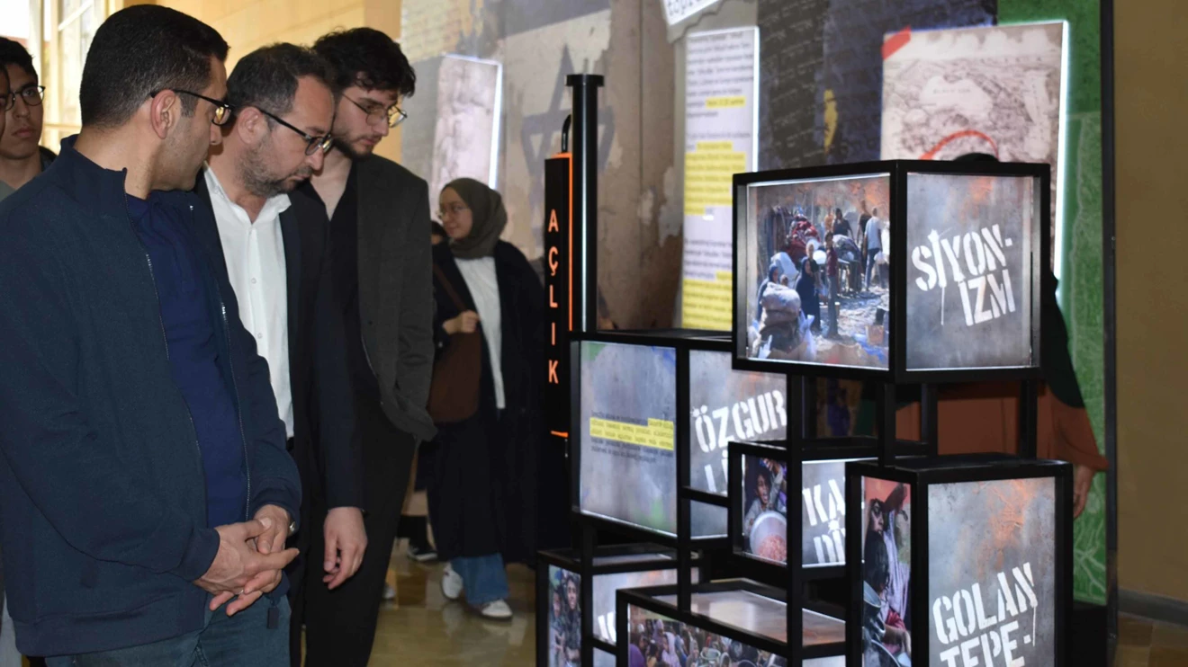 Filistin’deki soykırımı anlatan “Hafıza Sergisi” açıldı